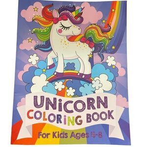 Unicorn Coloring Book: For Kids Ages 4-8 (US Edition) (Silly Bear Colori…